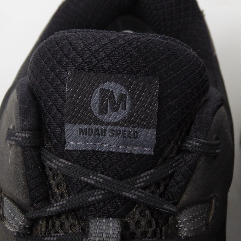 Merrell Mens Moab Speed Hiking Shoes Black Vibram FloatPro 11.5W - Picture 4 of 10